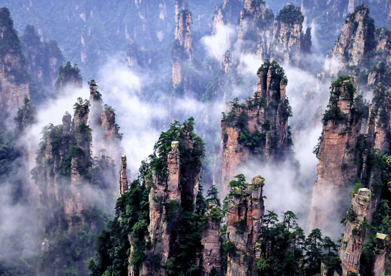 Wulingyuan Scenic Area, Zhangjiajie Wulingyuan, China