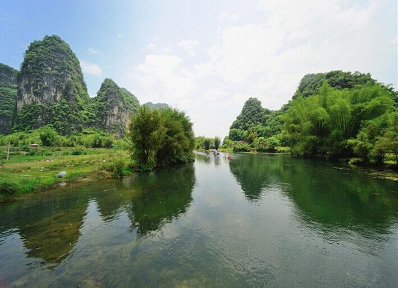 Yulong River, Yangshuo Yulong River Bamboo Rafting, Cruise, Guilin