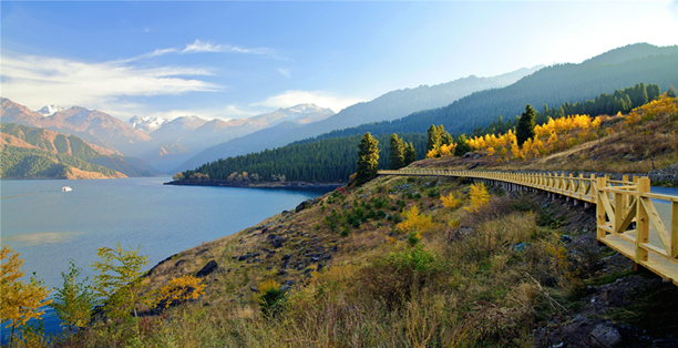 Heavenly Lake in China's Xinjiang