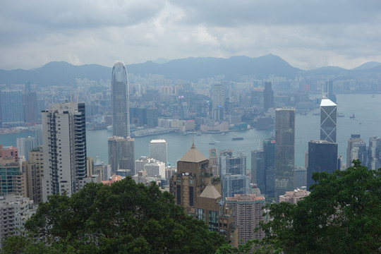 As seen from Victoria Peak