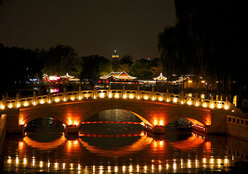 Shichahai Lake night scene, Beijing