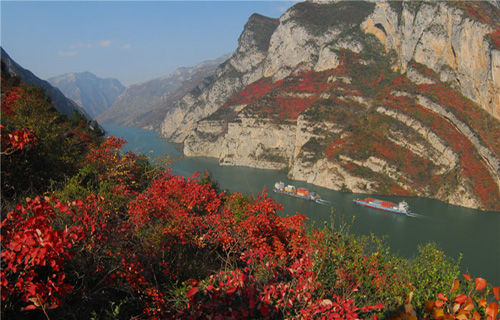 Wu Gorge of Three Gorges in China
