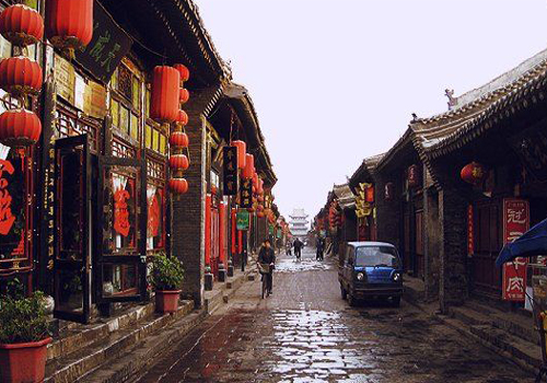 A glimpse of The Ming-Qing Street, Pingyao, Shanxi province