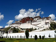 the Holy Potala Palace in Lhasa