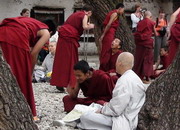 Monks from Japan travel overseas to see the holy religion and world roof of Tibet.